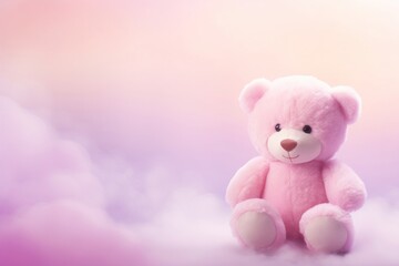 Teddy bear background pink cute toy