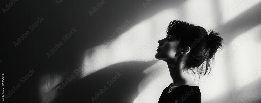 Poster a monochromatic image with subtle variations in tone, creating a sense of mood and atmosphere.