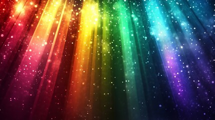 Colorful abstract background, rainbow lights, sparkles, dreamy, colorful gradient, vibrant colors