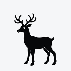 deer silhouette vector
