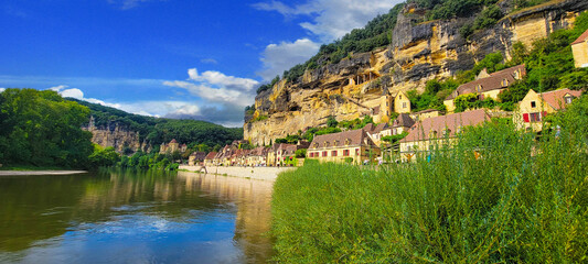 Fototapeta premium La Roque-Gageac, Dordogne / France, 