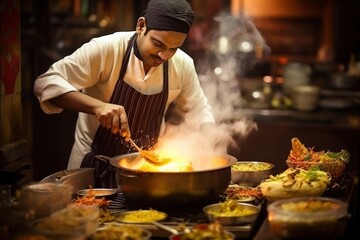 Biryani cooking chef food