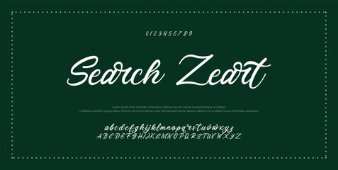 Signature Font Calligraphy Logotype Script Font Type Font lettering handwritten