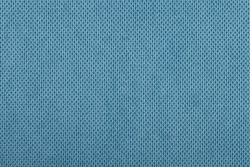 Blue fabric cotton texture. Textile background fabric