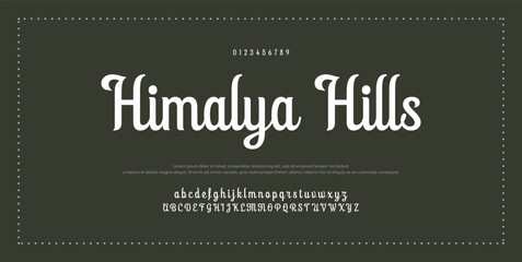 Signature Font Calligraphy Logotype Script Font Type Font lettering handwritten