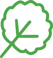 Fototapeta premium leaf graphic design illustration