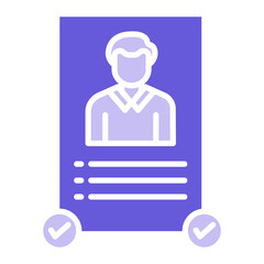 Job Candidate Male Icon