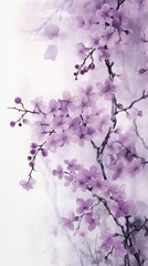 Obraz premium Blossom flower nature purple