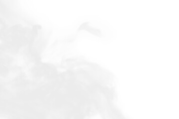white smoke isolated on white or transparent png