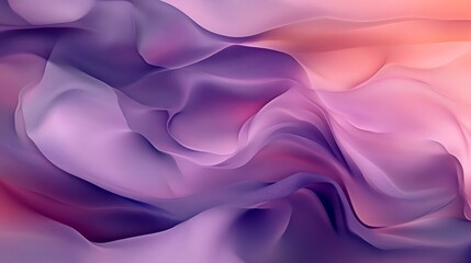 Fototapeta premium Purple Pink Abstract Flow, Smooth Gradient Art Print, Dreamy Fluid Texture, Pastel Color Swirls, Modern Wall Art