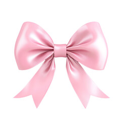 Pink Satin Bow Gift Decoration Festive Elegant