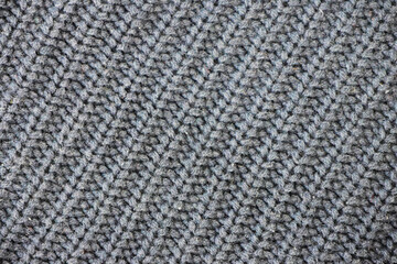 Abstract gray knitting cloth texture. Background and texture for design.