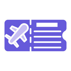 Plane Ticket Icon