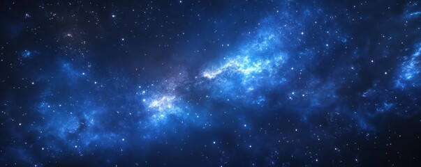 Fototapeta premium A night sky filled with stars and the Milky Way, breathtaking and serene.