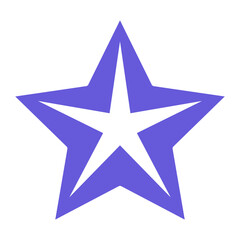 Obraz premium Glowing Star Icon
