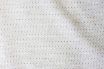 White sports clothing fabric jersey texture