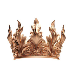 Rose Gold Crown Regal Headwear Royal Accessory,