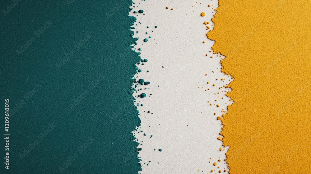 Aufkleber retro watercolor idea. abstract painted surface with vibrant colors creating artistic texture and de
