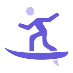 Surfing Icon
