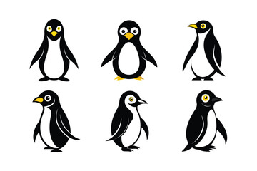 Red Fox (Vulpes vulpes) animal design, labeled line art vector art illustration.