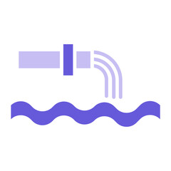 Water Pollution Icon