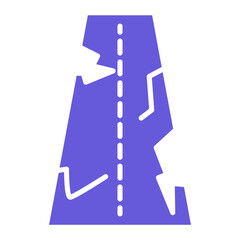 Road Crack Icon
