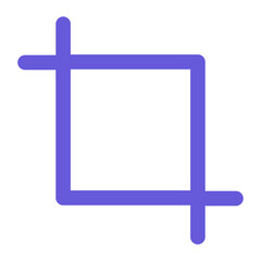Fototapeta premium Crop Icon