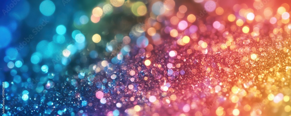 Poster abstract colorful holographic texture with shimmering gradients.