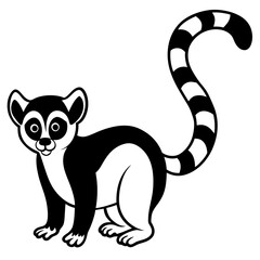 black and white squirrel