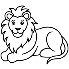 cartoon lion cartoon