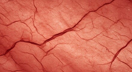 Fototapeta premium ia generated. Close-up graphic photography of old red wood with patina