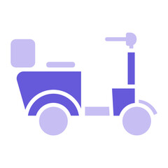 Delivery Scooter Icon