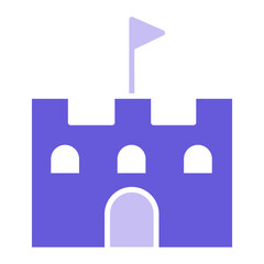 Castle Flag Icon