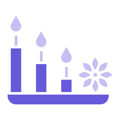 Spa Candle Icon