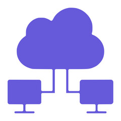 Cloud Networking Icon