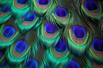 Peacock pattern animal bird