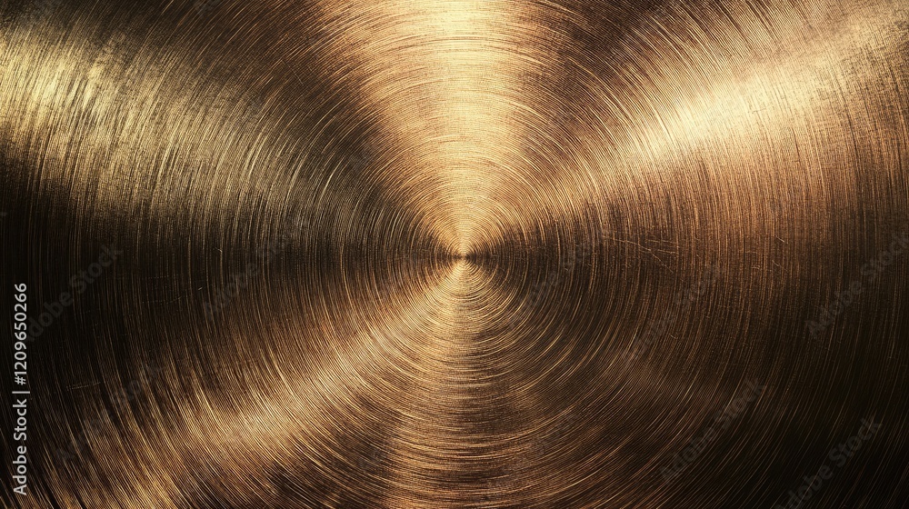 Poster elegant burnished bronze metal texture with spiral patterns for background use
