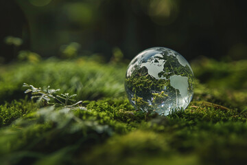 Earth conservation day, ecology and environment made generative AI