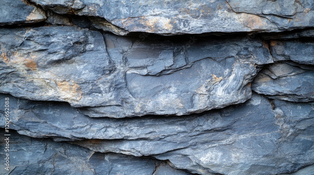 Poster weathered natural stone texture for wallpaper design showcasing horizontal layers with ample space f