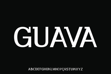 Fototapeta premium Display alphabet font vector design suitable for headline, poster, logo, magazine and many more
