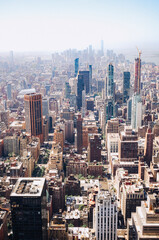 Obraz premium Aerial view of cityscape of New York, USA