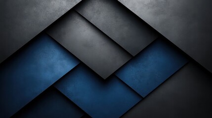 Tessellating Shapes on blue Background for Design, Banner Template, Minimalist Abstract Wallpaper with Copy Space, Simple Geometric Modern Wallpaper for Text Placement and Creative Use