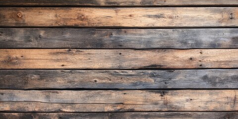 Aged wooden backdrop with rich brown tones and textured planks arranged horizontally, showcasing rustic charm and weathered character.