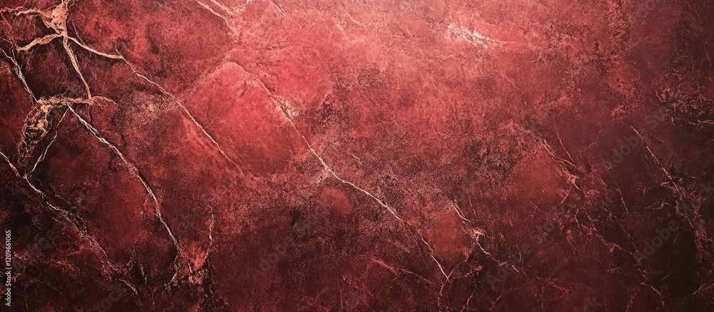 Poster red walnut marble texture elegant natural stone surface background in rich burgundy and subtle veini