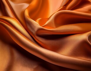 Fototapeta premium a soft Satin Texture in orange Colors.
