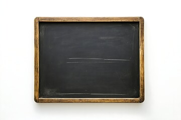 Fototapeta premium Minimalist Chalkboard Icon on White Background