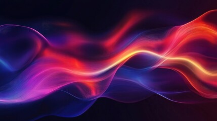 Abstract colorful wave background
