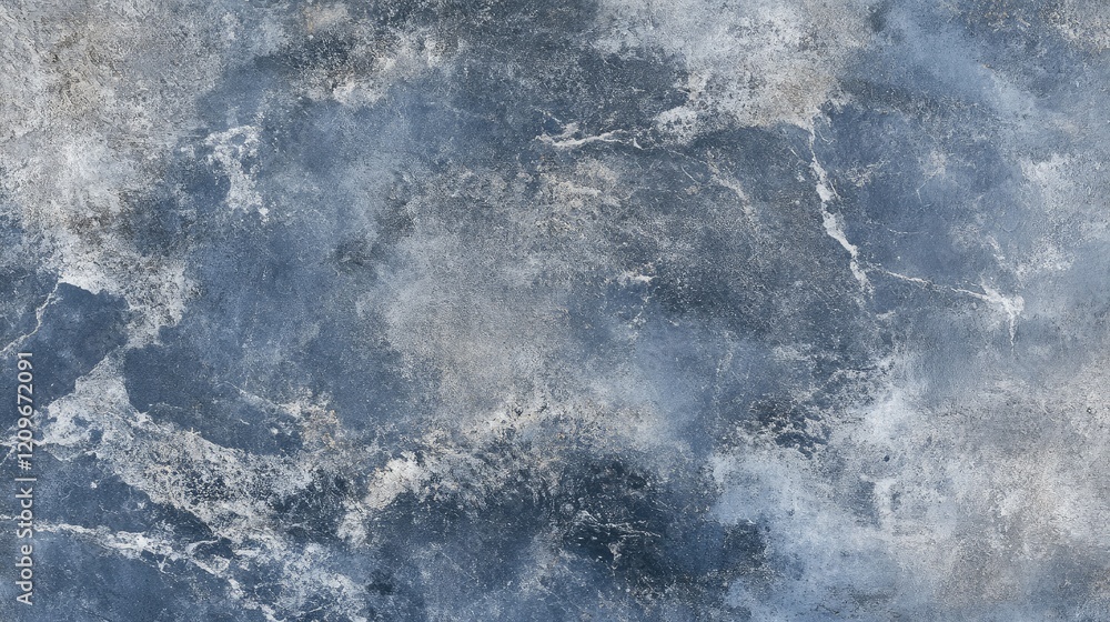 Aufkleber Textured Dark Blue Concrete Background with Subtle Variations and Natural Patterns in a Modern Aesthetic Design for Creative Projects