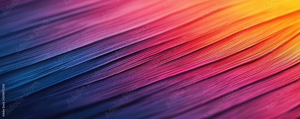 Poster sunset watercolor concept. vibrant abstract waves of color create a dynamic and modern visual experi