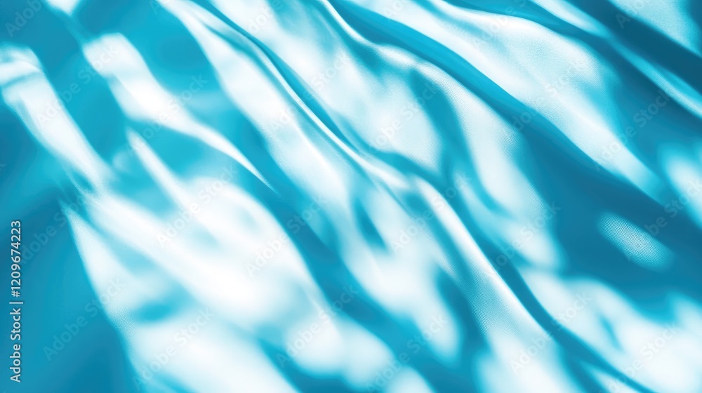 Poster light blue abstract background with soft reflections and shadows ideal for product presentation and 